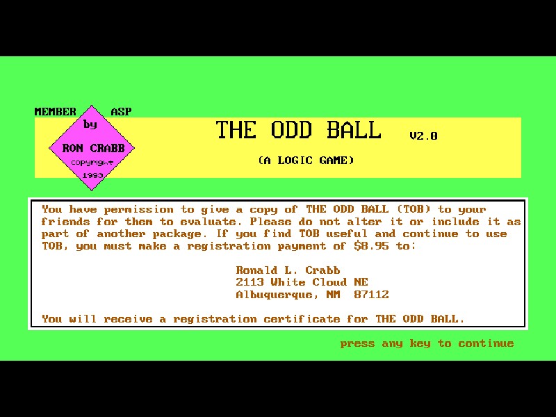 The Odd Ball